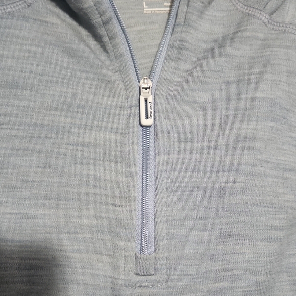 Smartwool Light Gray Quarter-Zip Top size large - Picture 4 of 6